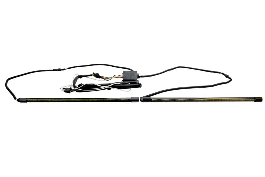 1919 RAM 1500/Wrangler Jk/Jl 18x2 (Pair)blade LED Light Bars Red/Amber