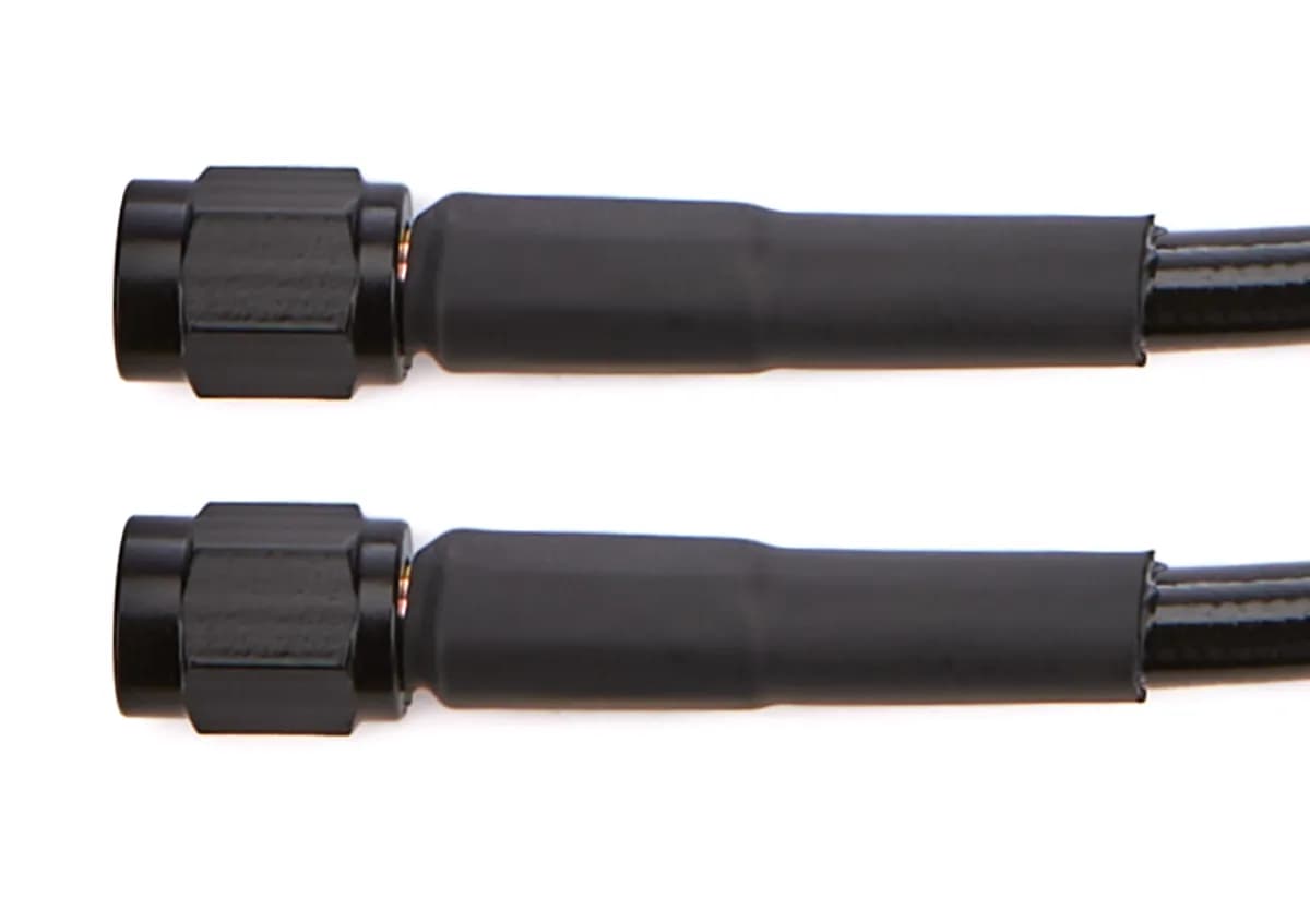Straight 3 to Straight 3 30in Pre Assembled Brake Line Black