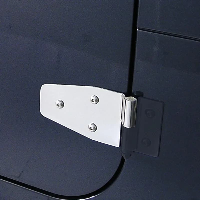 Door Hinge Set Stainless Steel 1987-2006 Jeep Wrangler By Rugged Ridge