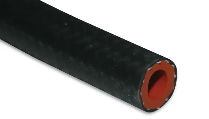 Silicone Heater Hose; 0.75 in. ID; 1.047 in. OD; 20 in. L; Gloss Black; Maximum Operating Pressure 70 PSI;