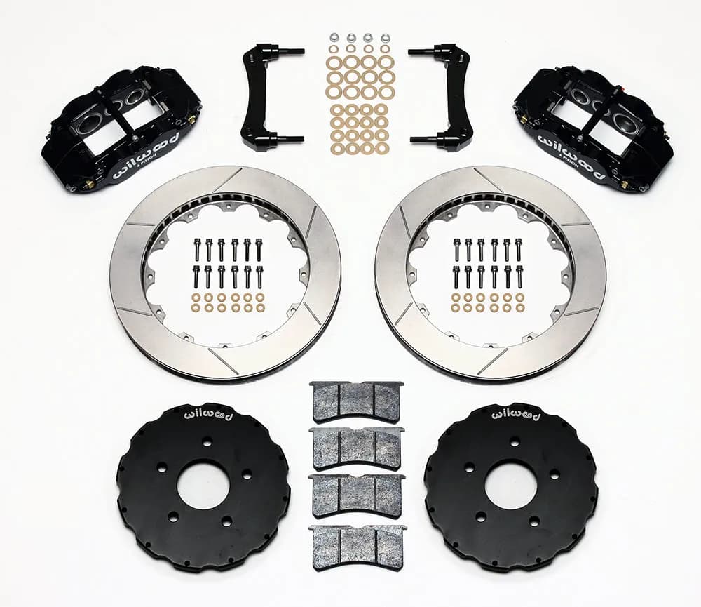 1962 - 2013 Buick, Cadillac, Chevrolet, GMC, Oldsmobile, Pontiac Forged Narrow Superlite 6R Big Brake Front Brake Kit (Hat) - 140-8921