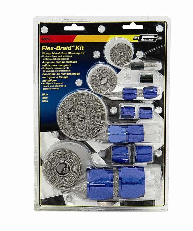 Braided Hose Sleeving Kitblue