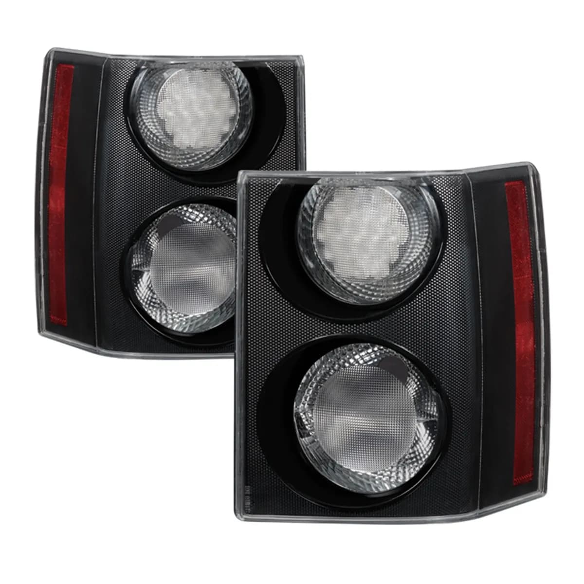 XTune Euro Style Tail Lights; Clear;