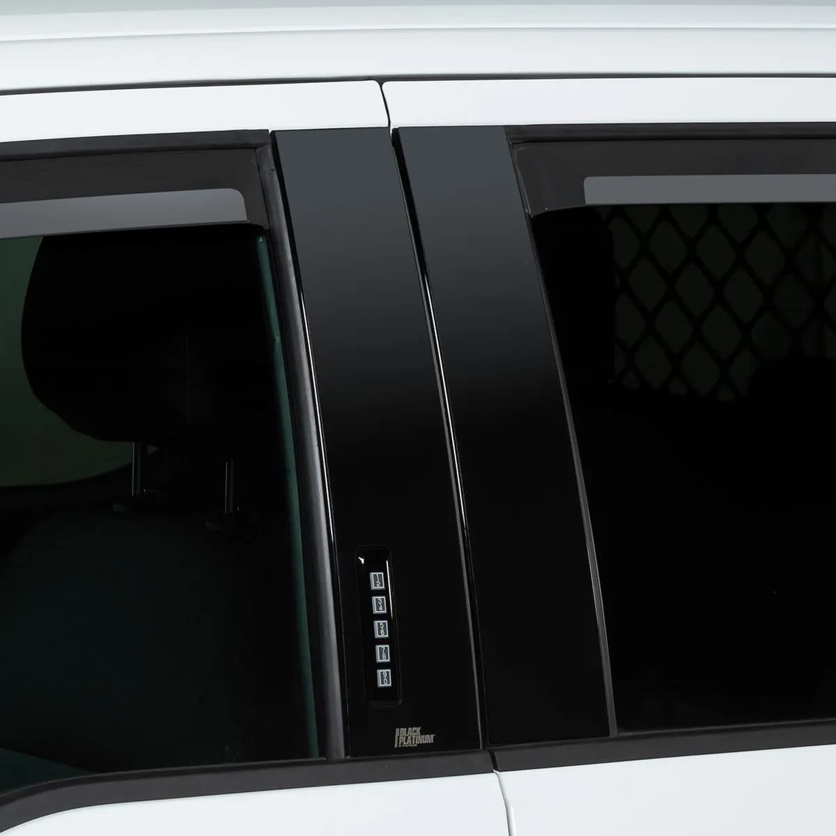 Black Platinum Pillar Posts Classic Toyota Tundra - CrewMax & Double Cab (4 pcs)