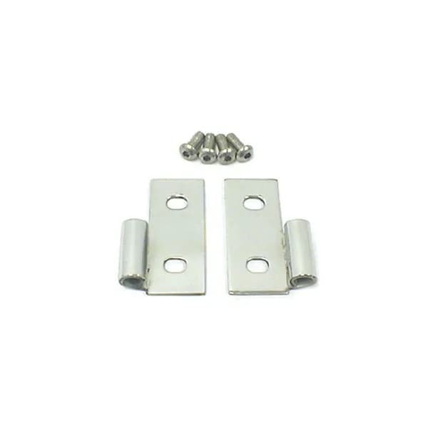 Lower Door Hinges Stainless Steel 1976-2006 Jeep CJ/Wrangler By Rugged Ridge