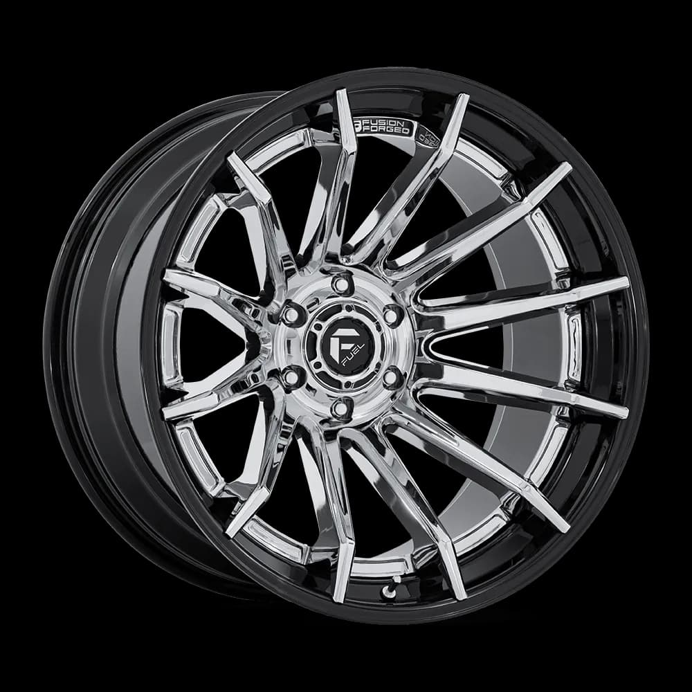 Fuel Wheels | Burn | Chrome w/ Gloss Black Lip
