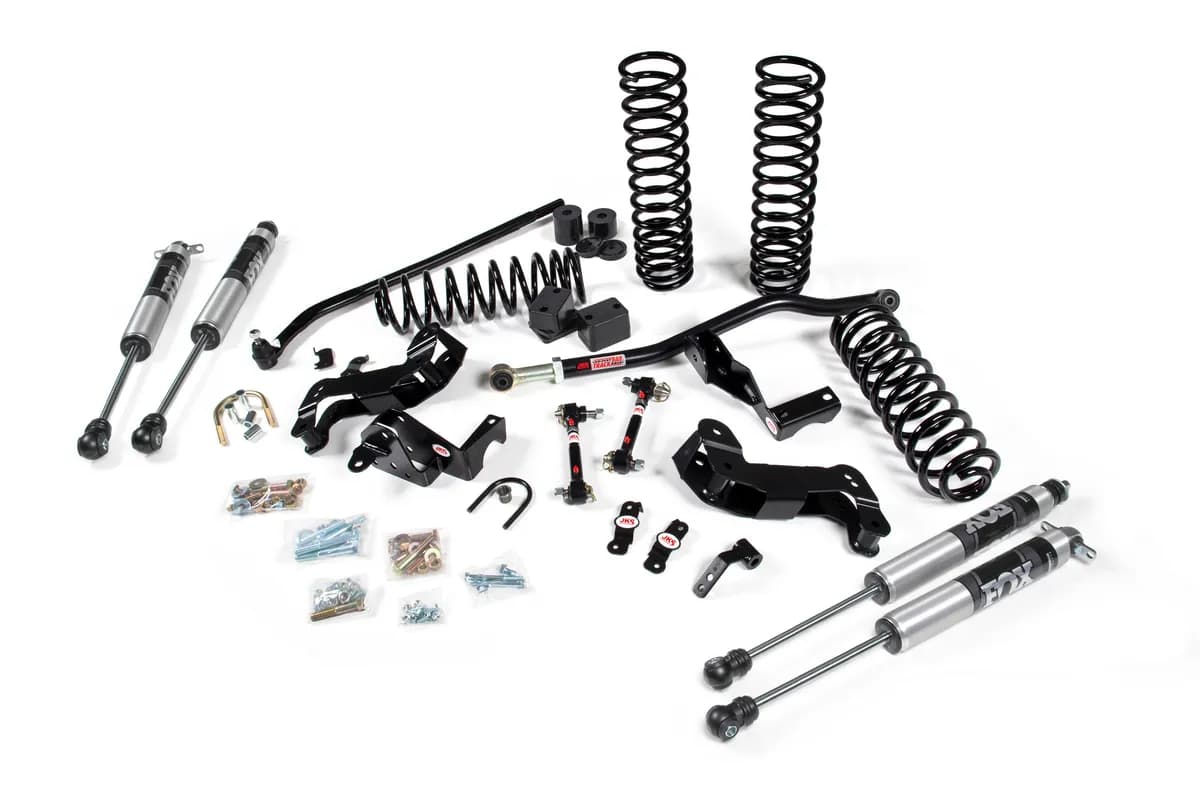 21-24 Jeep Wrangler JL 4xe 4 Door 2 Inch J-Kontrol Suspension Lift Kit Fox 2.0 Adv Series Shocks JSPEC