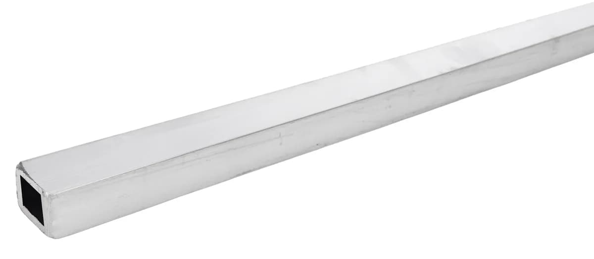 Alum Square Tubing 1in x 1in x 4ft