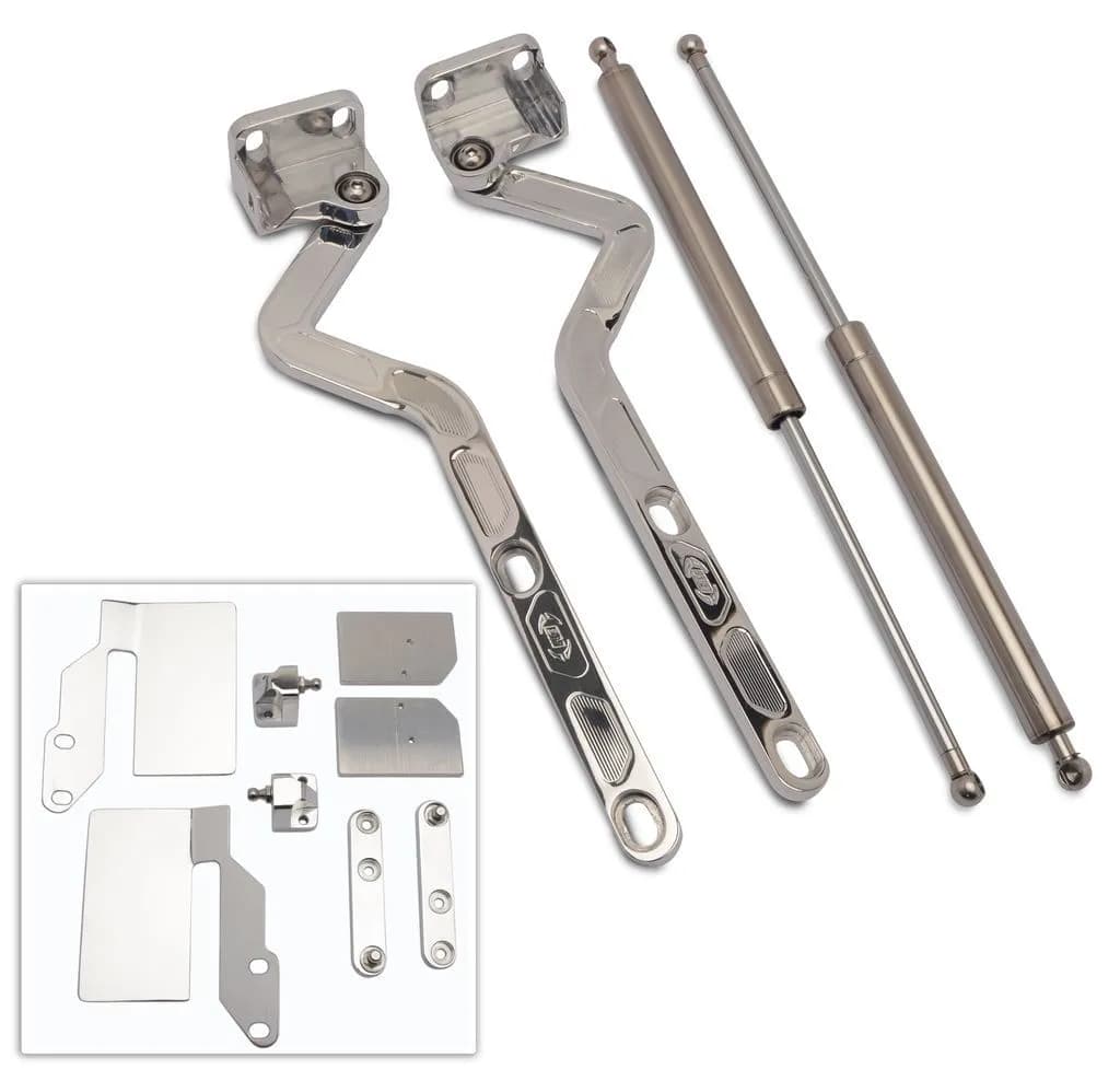 Billet Hood Hinges Polished