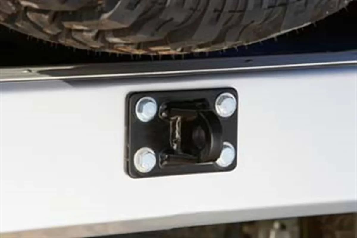 0714 fj Cruiser Rear Bumper Vehicle Specific Black Steel Dual Jacking Points Lowslip Tread