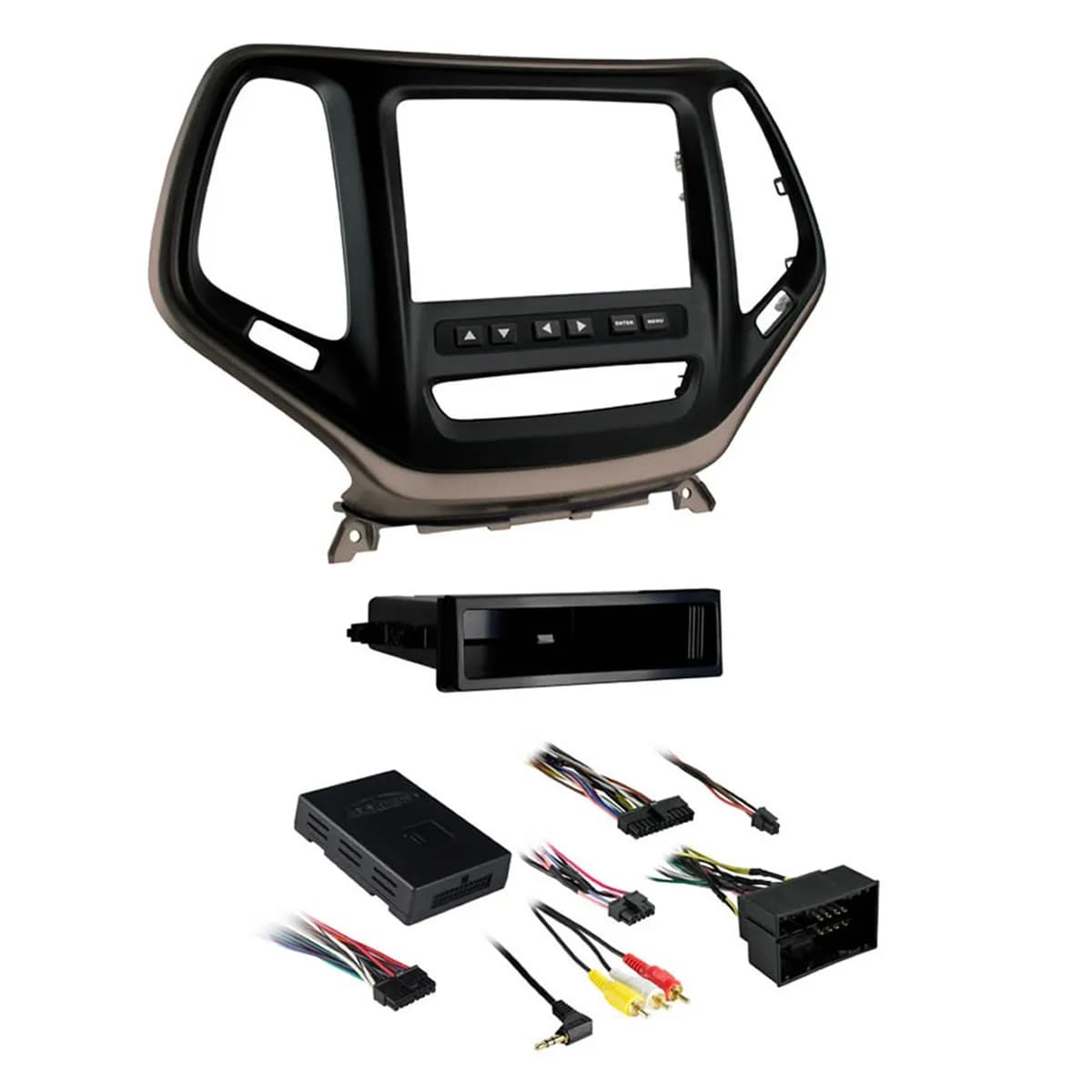 Custom Fit Mounting Kit; ISO Double DIN Radio Provision; Incl.: Radio Trim Panel/Radio Brackets/Axxess Interface And Wiring Harness;