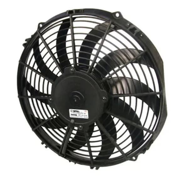 SPAL® 12.00" Inch Electric Fan Puller Style Medium Profile 1328 CFM 10 Curved Style blades