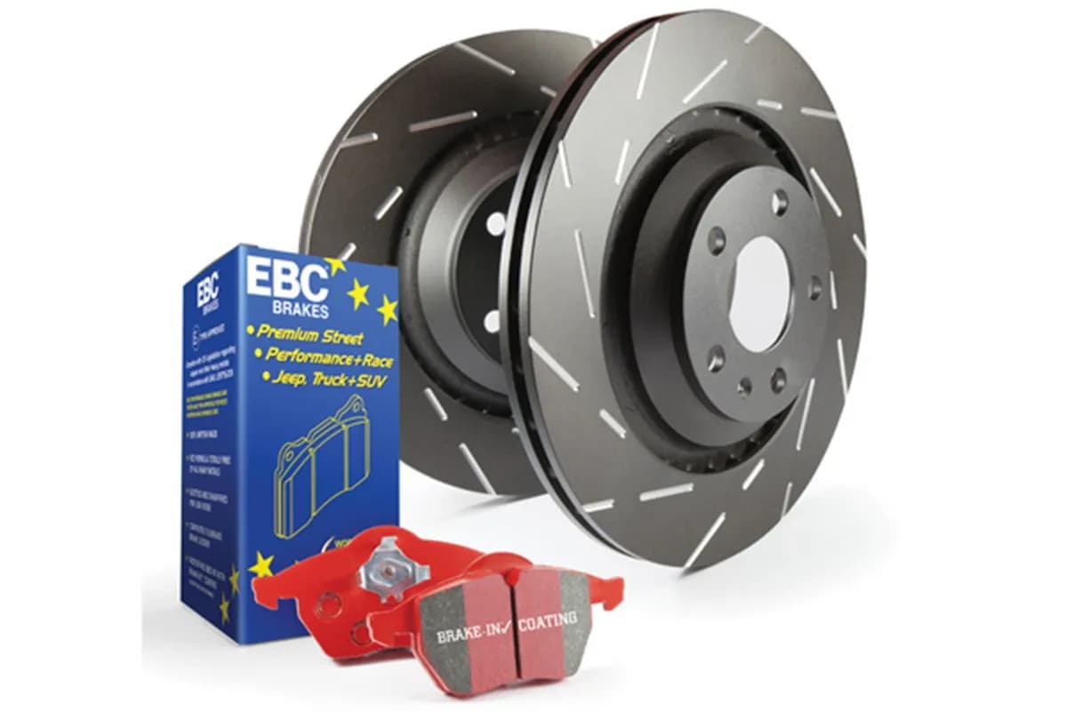 S4 Kits Redstuff and USR Rotor; Front; FMSI Pad No. D1876; Vented; 5 Bolt Holes; 340mm Dia.; 50mm Height; 30mm Thick; 65mm Center Hole Dia.;