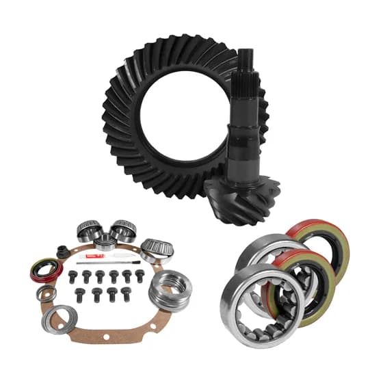 8.8 Inch Ford 3.73 Rear Ring & Pinion, Install Kit, 2.53 Inch Od Axle Bearing & Seals USA Standard