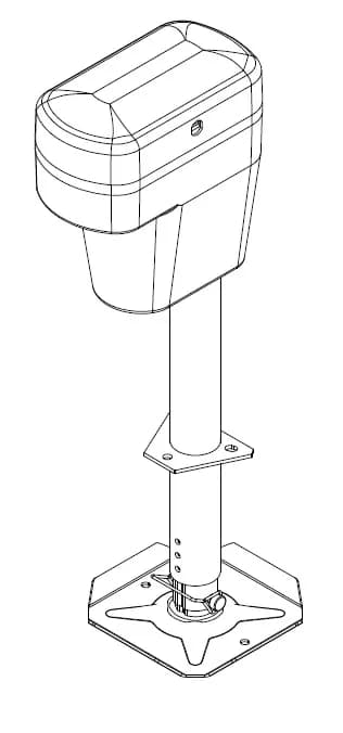 Tongue Jack For ss 5.1 W/Pushbuttons