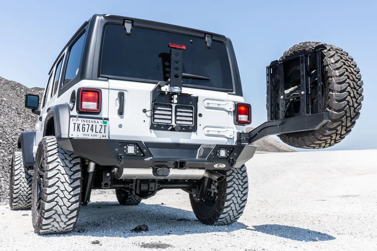JL Destroyer 3RD Brake Light Mount (Black Powder Coated)