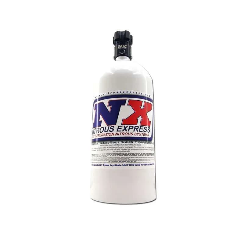 Nitrous Express - 5 LB Bottle w/ Lightning 500 Valve (5.25 Dia. x 17.64 Tall) - 11050