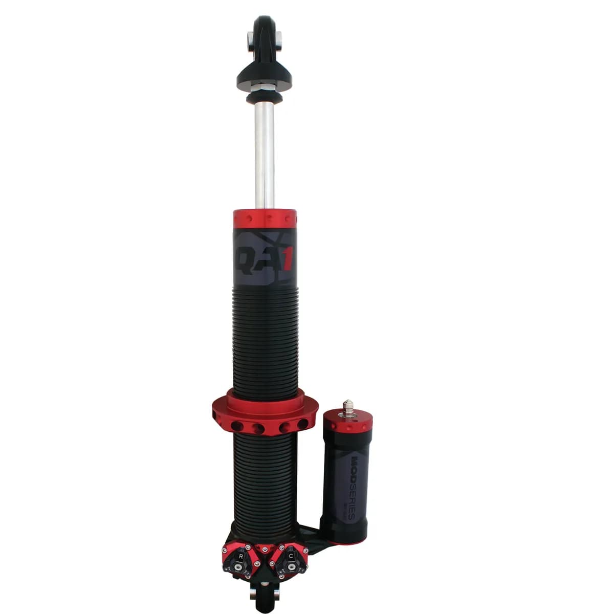 QA1 M421PR Shock, MOD C-O, RH Piggyback 10.63 Comp, 15.00Ext, 4.38 Travel, Eye-B/Eye-B