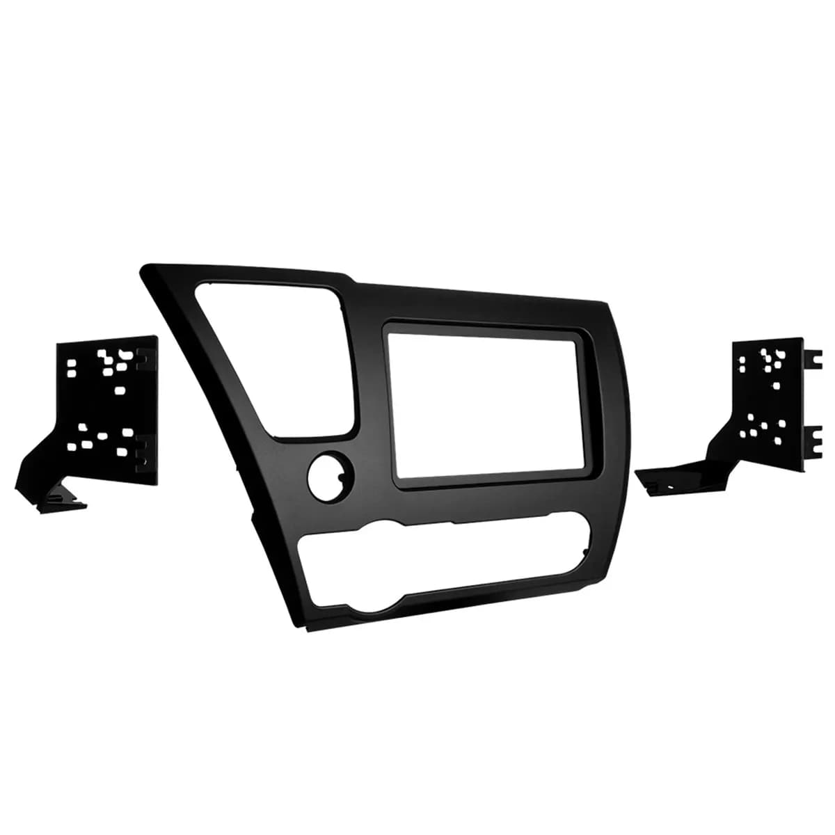 Custom Fit Mounting Kit; ISO Double DIN Radio Provision; Incl.: Radio Trim Panel/Radio Brackets/Clips/Screws;