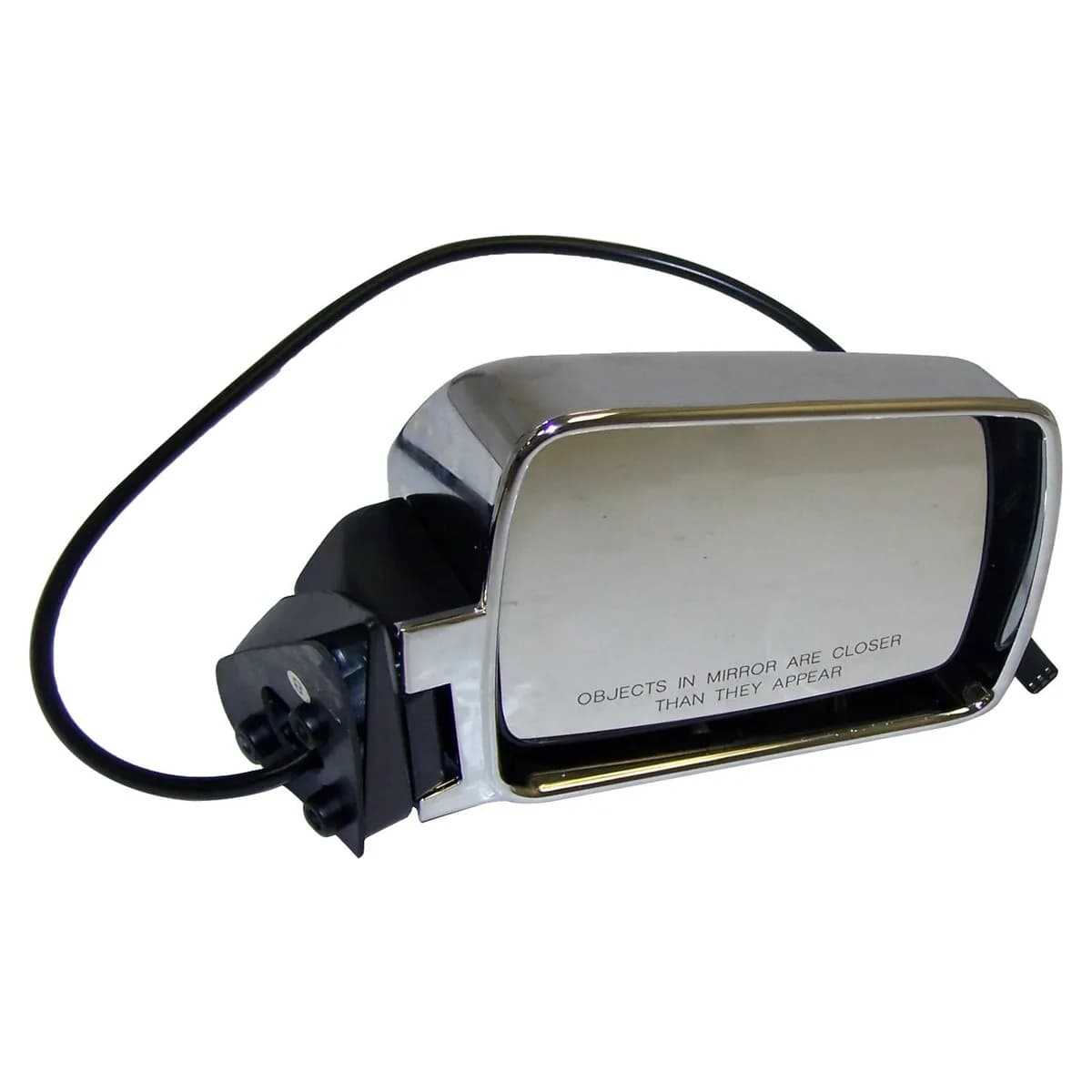 Crown Automotive Jeep Replacement 55034126 Right Power, Folding Mirror for 1984-1996 Jeep XJ Cherokee, MJ Comanche, Chrome