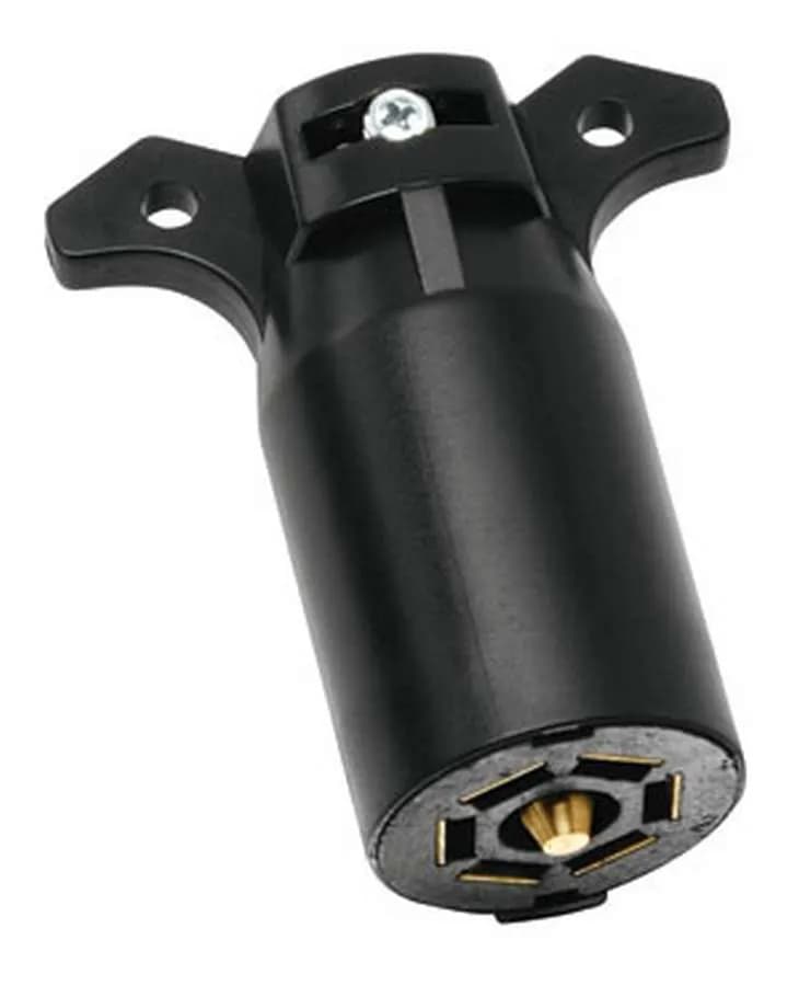 Packaged/7 Pole(Flat Pin) Plastic Trailer End