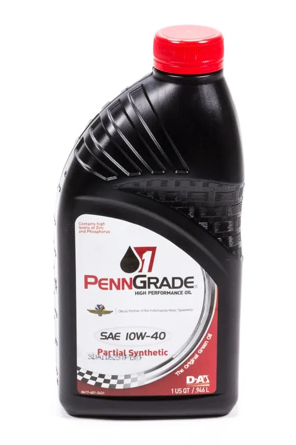 PennGrade 1 Synthetic Blend High Perf Oil SAE 10W40 3 Gal Qt Case