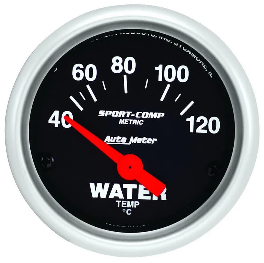 Gauge, Water Temp, 2 1/16", 40-120?C, Electric, Sport-Comp