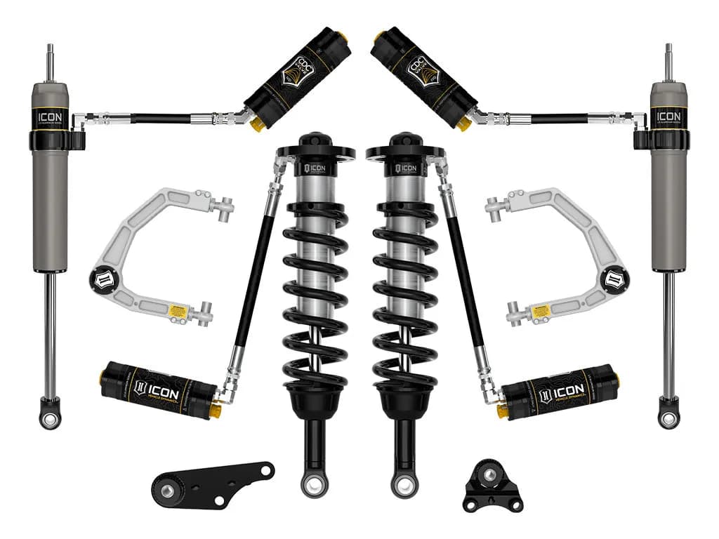 ICON 2024-2025 Toyota Tacoma 1.25-3" Lift, Stage 5 Suspension System, Billet