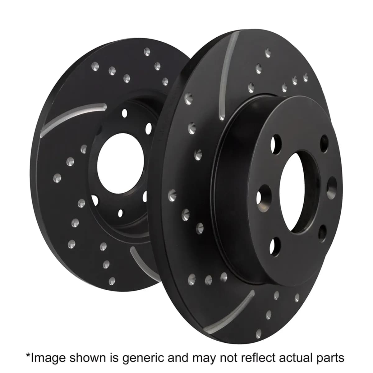 3GD Series Sport Slotted Rotor Set; Front; For FMSI Pad No. D2427; Vented; 5 Bolt Holes; 350mm Dia.; 32mm Thick;