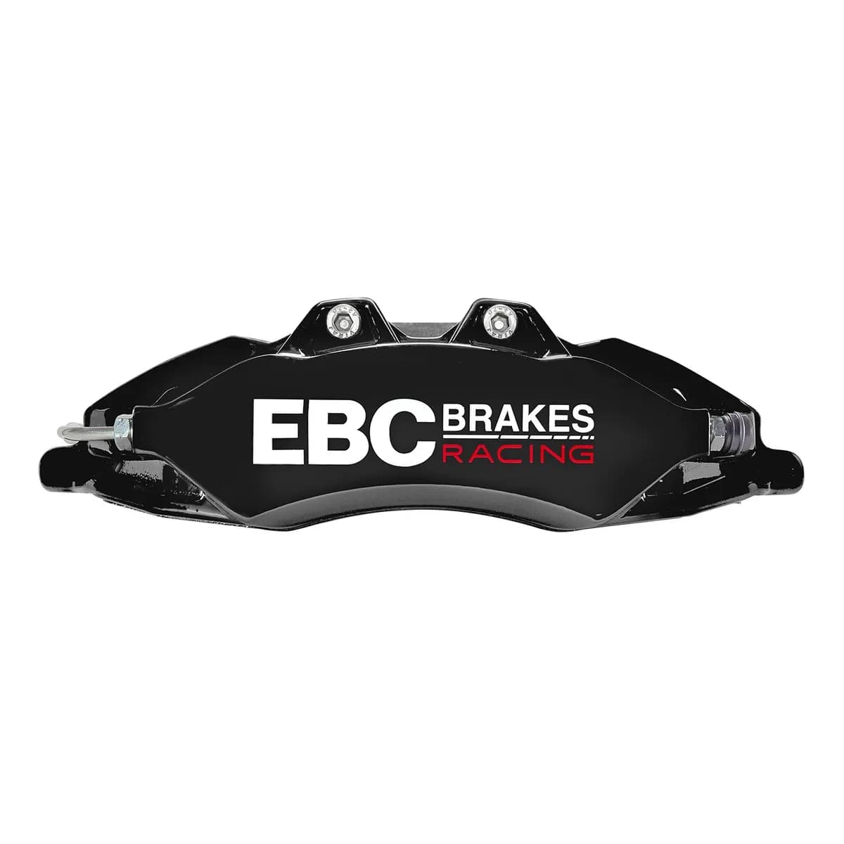 Apollo-6 Brake Caliper; Black Caliper; Front Left Leading Axle Position; 380/330mm Disc Dia.; 36mm Disc Thickness; Aluminum 2-Piece Bolted Body; DP006 EBC Pad Shape;