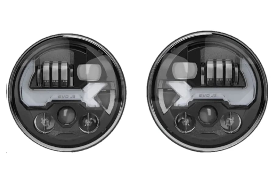 JW Speaker 8700 Evolution J3 Series Headlight Kit, Black - JK