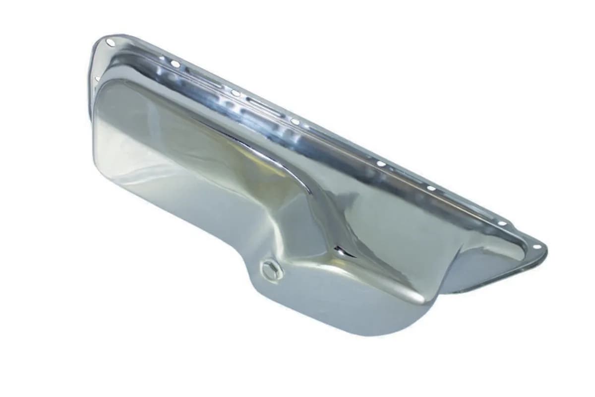 66- BBM/Hemi Steel Stock Oil Pan Chrome