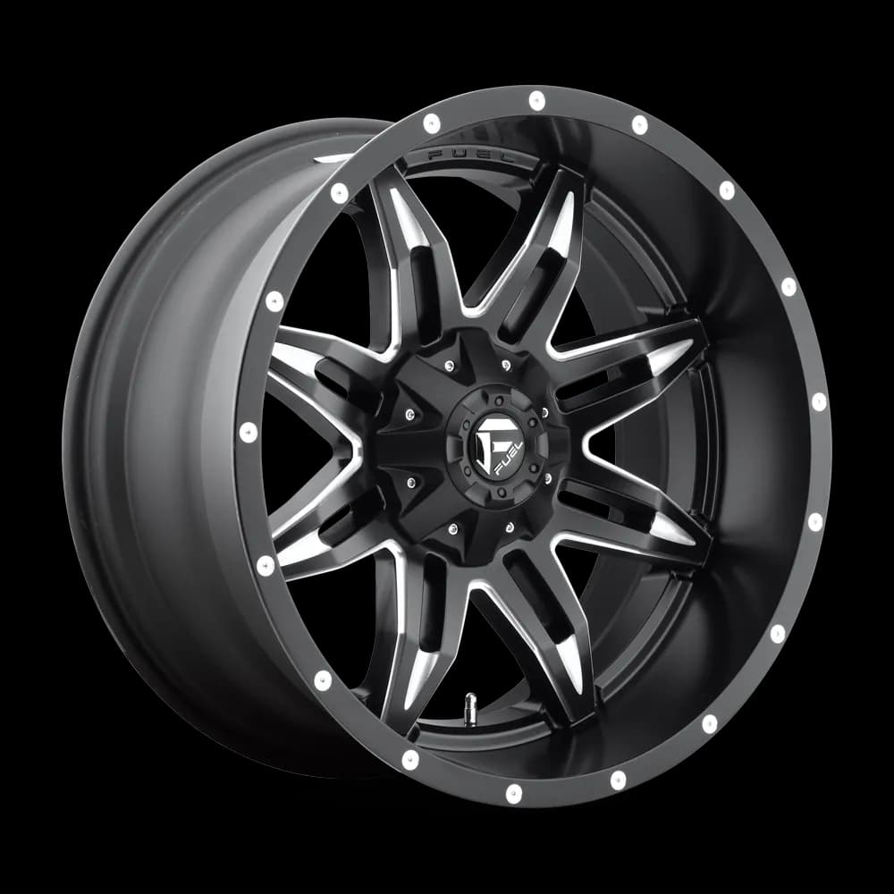 Lethal 15x10 6x139.70 Gloss Black Milled -43 mm