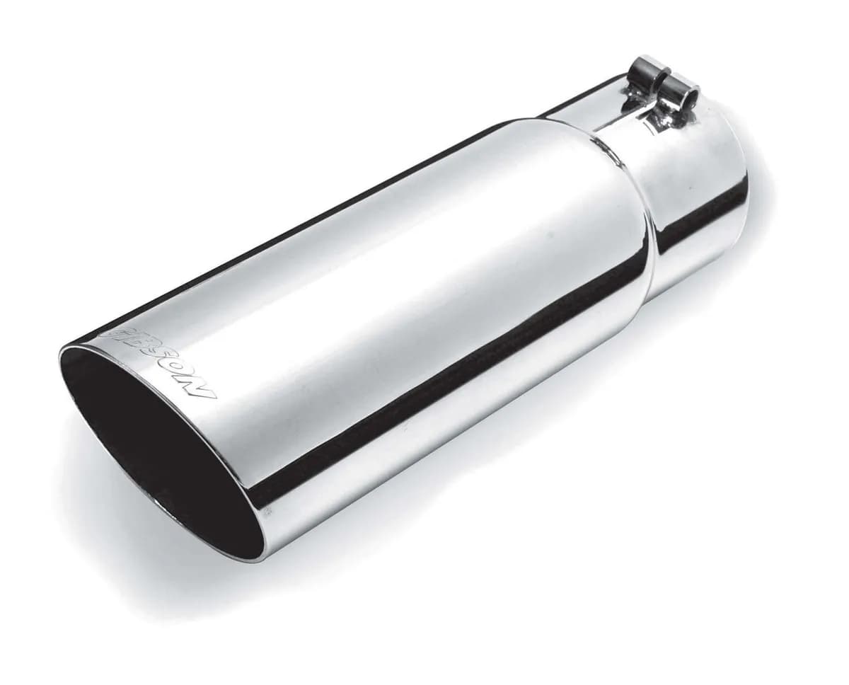 Gibson Performance Exhaust 500397 Stainless Steel Tip>Single Wall Angle Tip