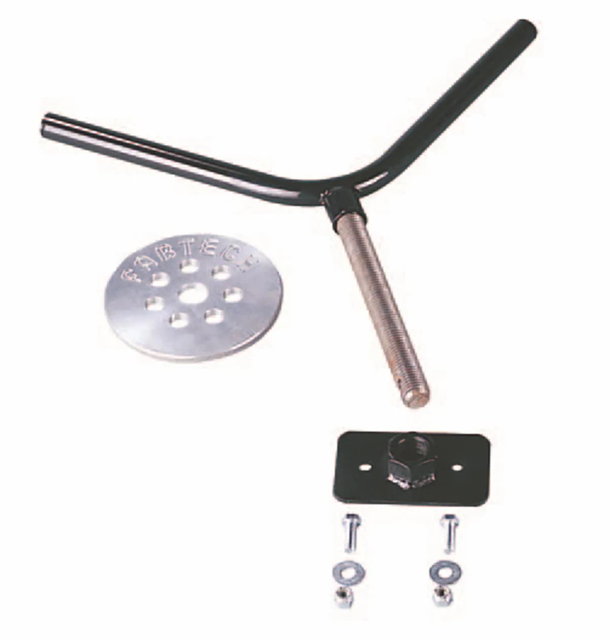 Spare Tire Mount Kit; Flat Spare Tire; Black;