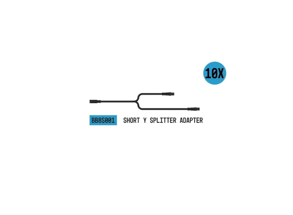 Strobelink Short y Splitter Adapter Bulk Pack(10ea)