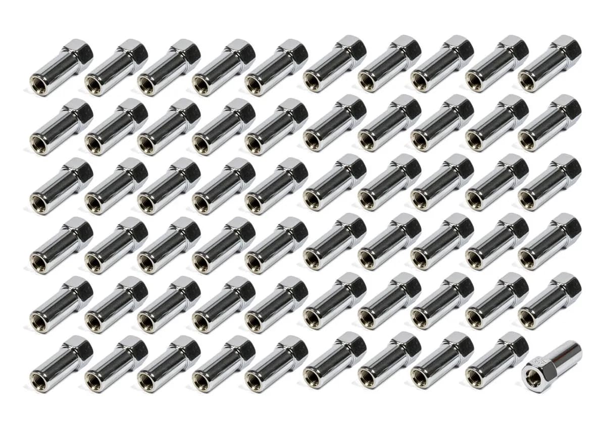 SST Open End Lug Nut 13/16" Hex 7/16"-20 Chrome Bulk 84078S