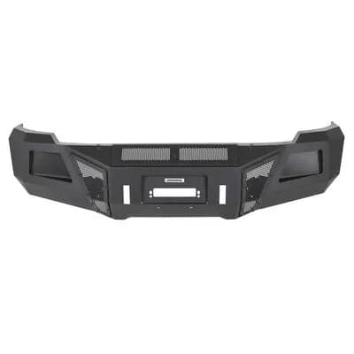 1114 Silverado 2500hd/3500hd Br11 Steel Winch Bumper Textured Black Powdercoat