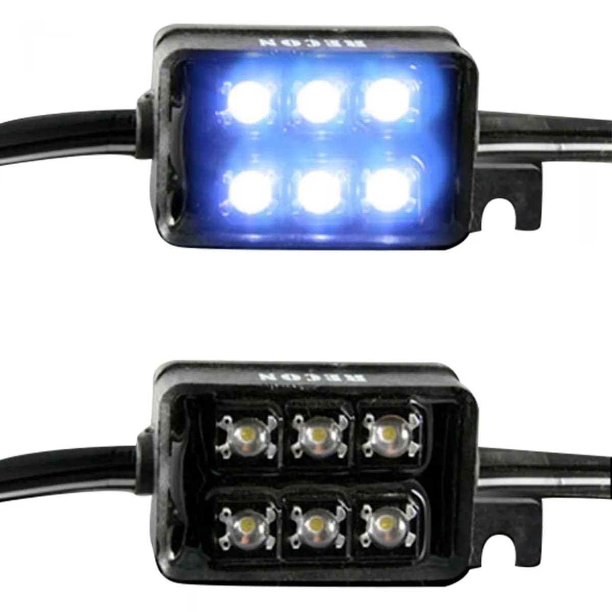4 Foot Universal Bed Rail Cargo Area Rock Crawler LED Light Kit 2-Piece Set Mounts Under Passenger and Drivers Side