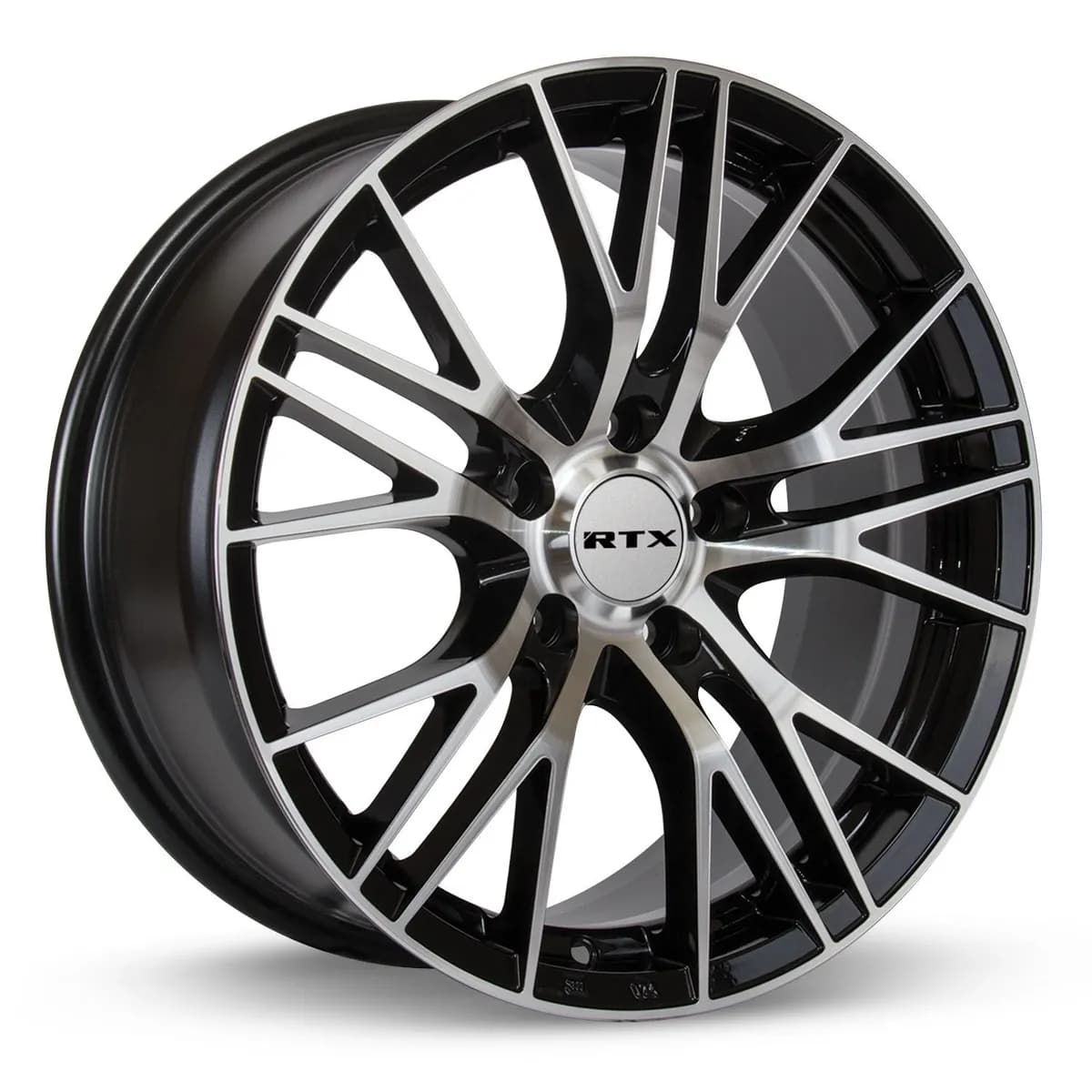 Vertex 16x7 5x100 Et35 C54.1 Black Machined