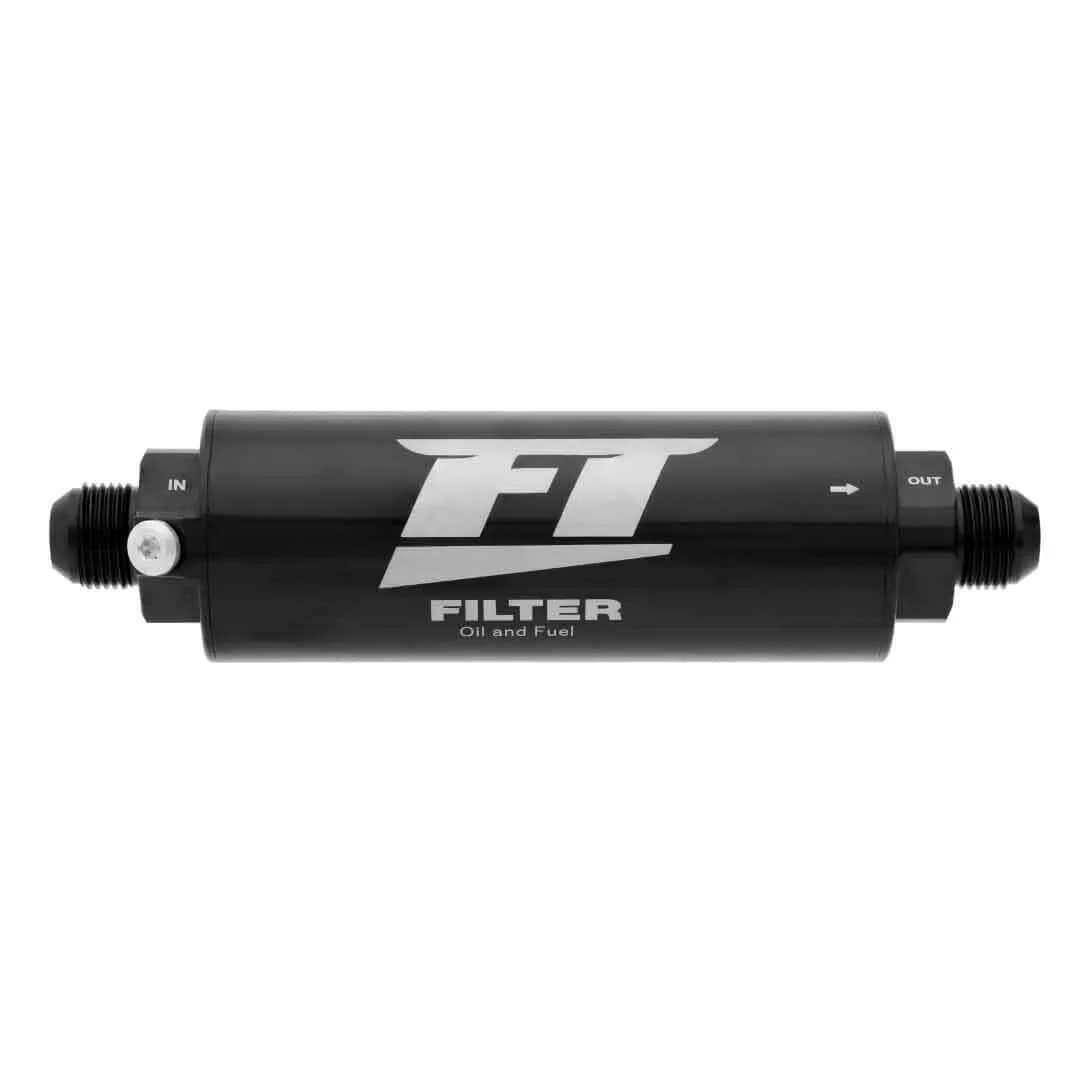 FT Fuel/Oil Filter 16an w/1/8npt port 60-Micron