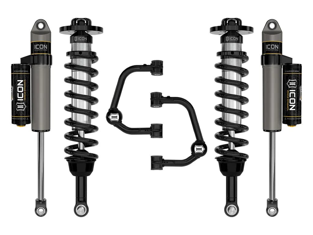 ICON 2021-2025 Ford F-150 Tremor, 2.5-3" Lift, Stage 2 Suspension System, Tubular