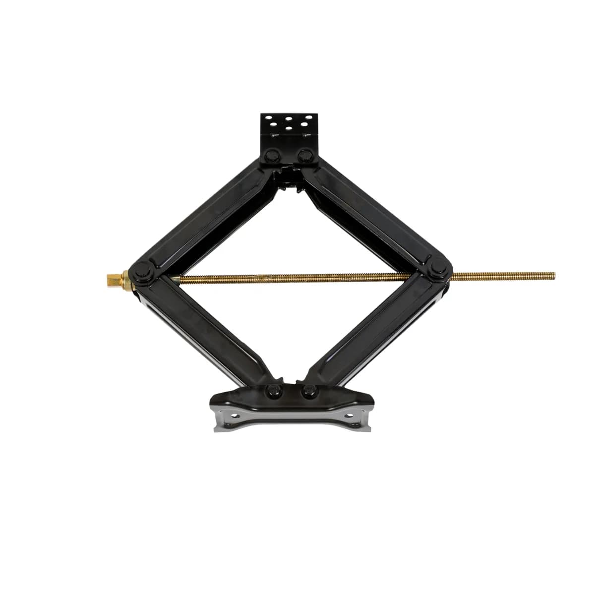 Husky Towing 88121 Stabilize RV Frame Man Sqr Brackets 5K Wt Cap Scissor Type Black Set Of 2