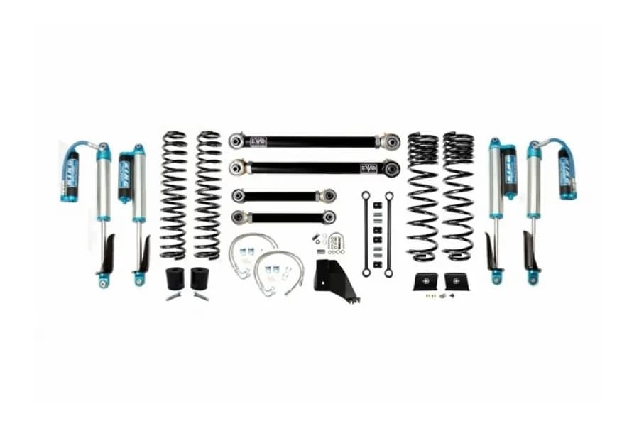 Evo Manufacturing 4.5in Enforcer Stage 3 Lift Kit w/Evo Spec 2.5 King Shocks - JT