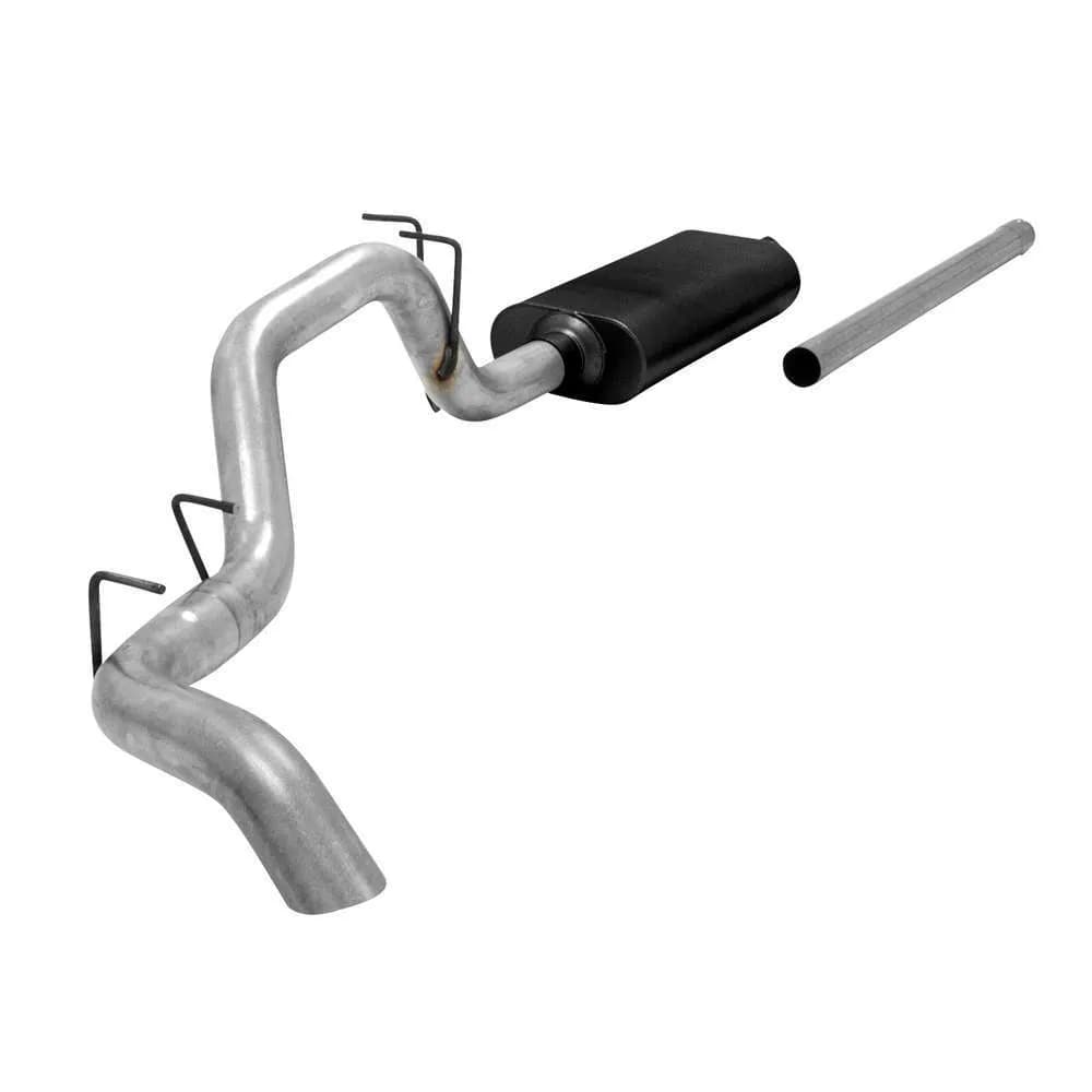 98-01 Dodge Ram 1/2Ton / 3/4Ton 5.2L / 5.9L 2/4 Wheel Drive All Wheelbases 3.00in Outlet 70 Series Big Block II Muffler Force II SOS Mandrel Bent Tubing 16 Gauge Aluminized Steel