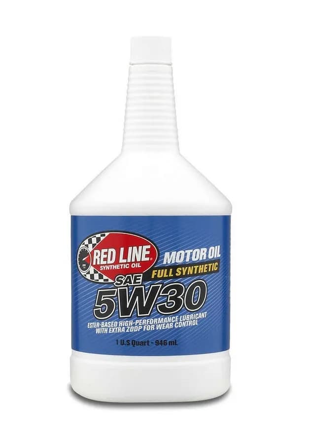 5W30 Synthetic Motor Oil 1 Quart Red Line Oil