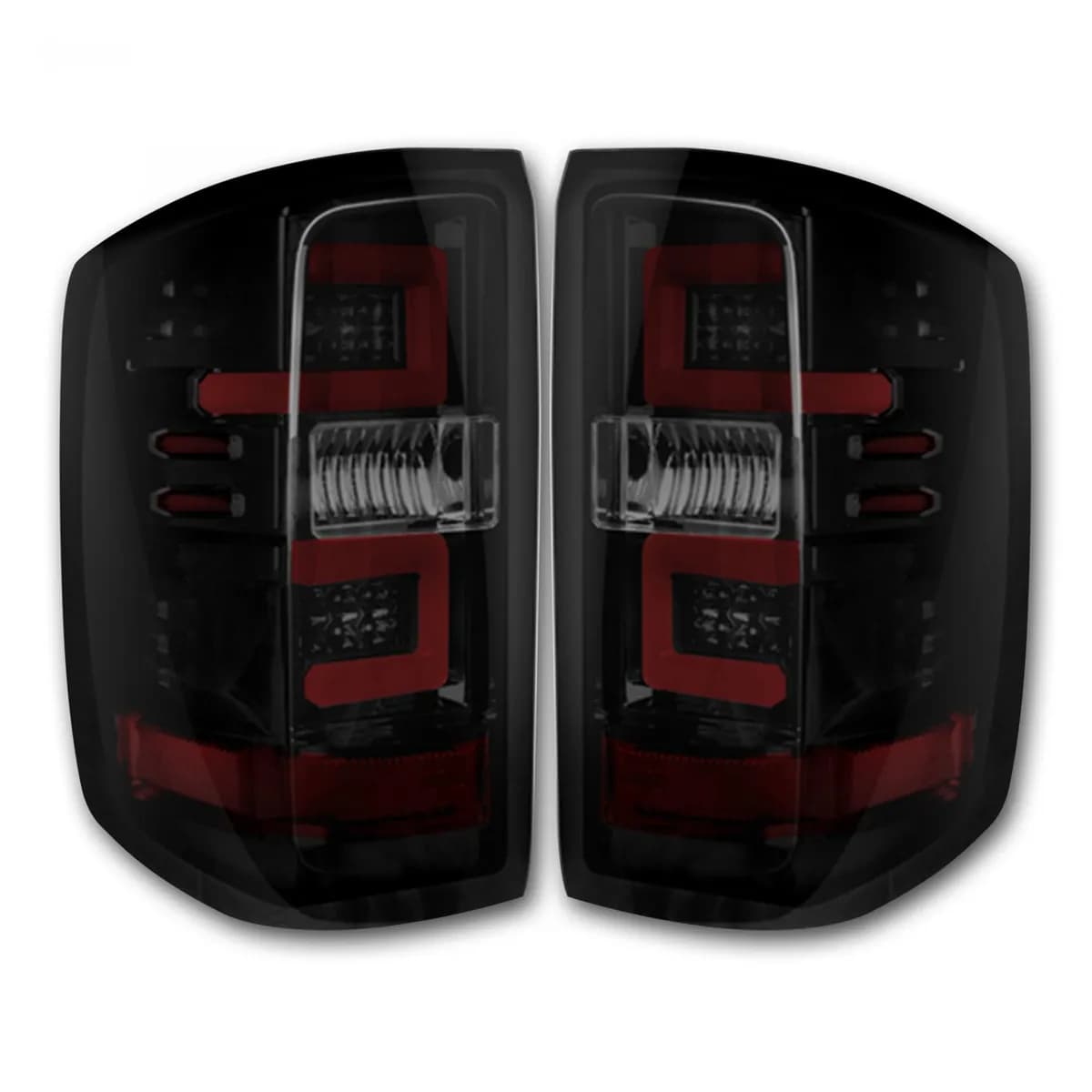 Chevy Silverado 16-18 1500 And 16-19 25003500 Replaces Factory OEM LED Tail Lights Only - Also Fits Gmc Sierra 15-19 d
