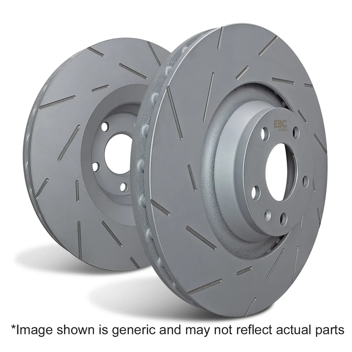 USR Series Sport Slotted Rotor Set; Front; For FMSI Pad No. D2216; Vented; 6 Bolt Holes; 311mm Dia.; 34mm Thick;