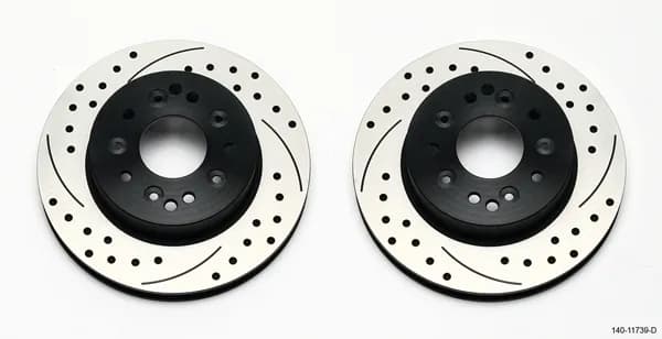 1965 - 1982 Chevrolet Promatrix Rear Replacement Rotor Kit - 140-11739