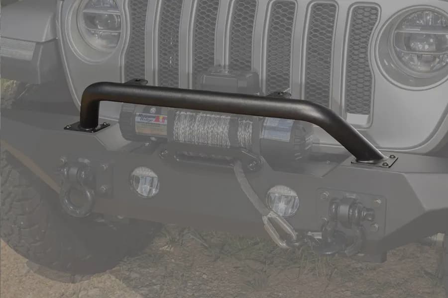 Spartan Bumper Overrider Front; 1819 Jeep Wrangler/Gladiator